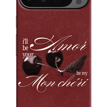 Velvet Cherry Google Pixel 9 Pro XL Hard Case Back Cover by Casekaro