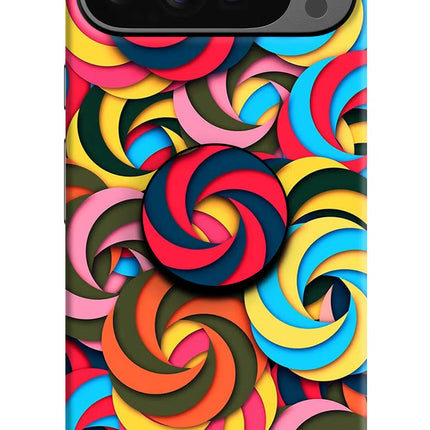 Spiral Pattern Google Pixel 9 Pro XL Pop Case by Casekaro