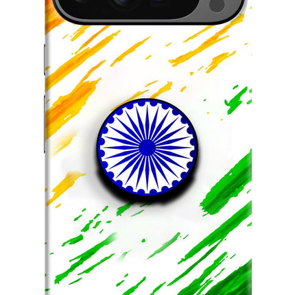 Indian Flag Ashoka Chakra Google Pixel 9 Pro XL Pop Case by Casekaro