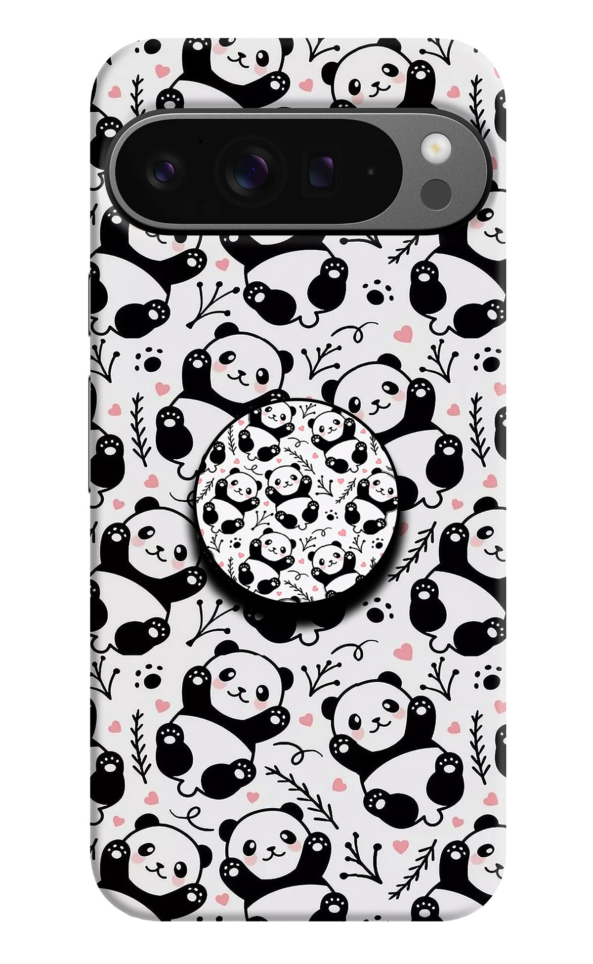 Cute Panda Google Pixel 9 Pro XL Pop Case