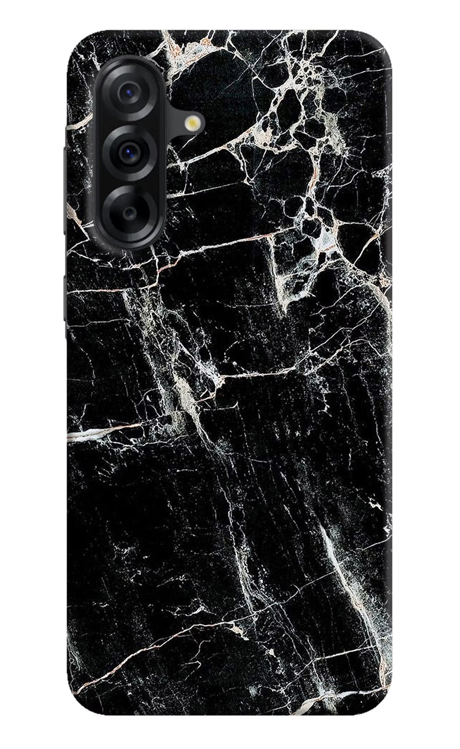 Black Marble Texture Samsung A36 5G Back Cover, Hard case