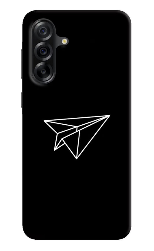 Paper Plane White Samsung A36 5G Hard Case Back Cover by Casekaro