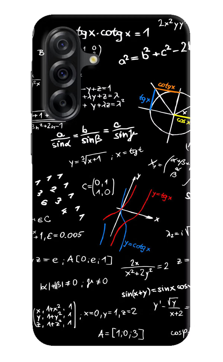 Mathematics Formula Samsung A36 5G Back Cover, Hard case