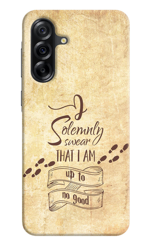 I Solemnly swear that i up to no good Samsung A36 5G Hard Case Back Cover by Casekaro