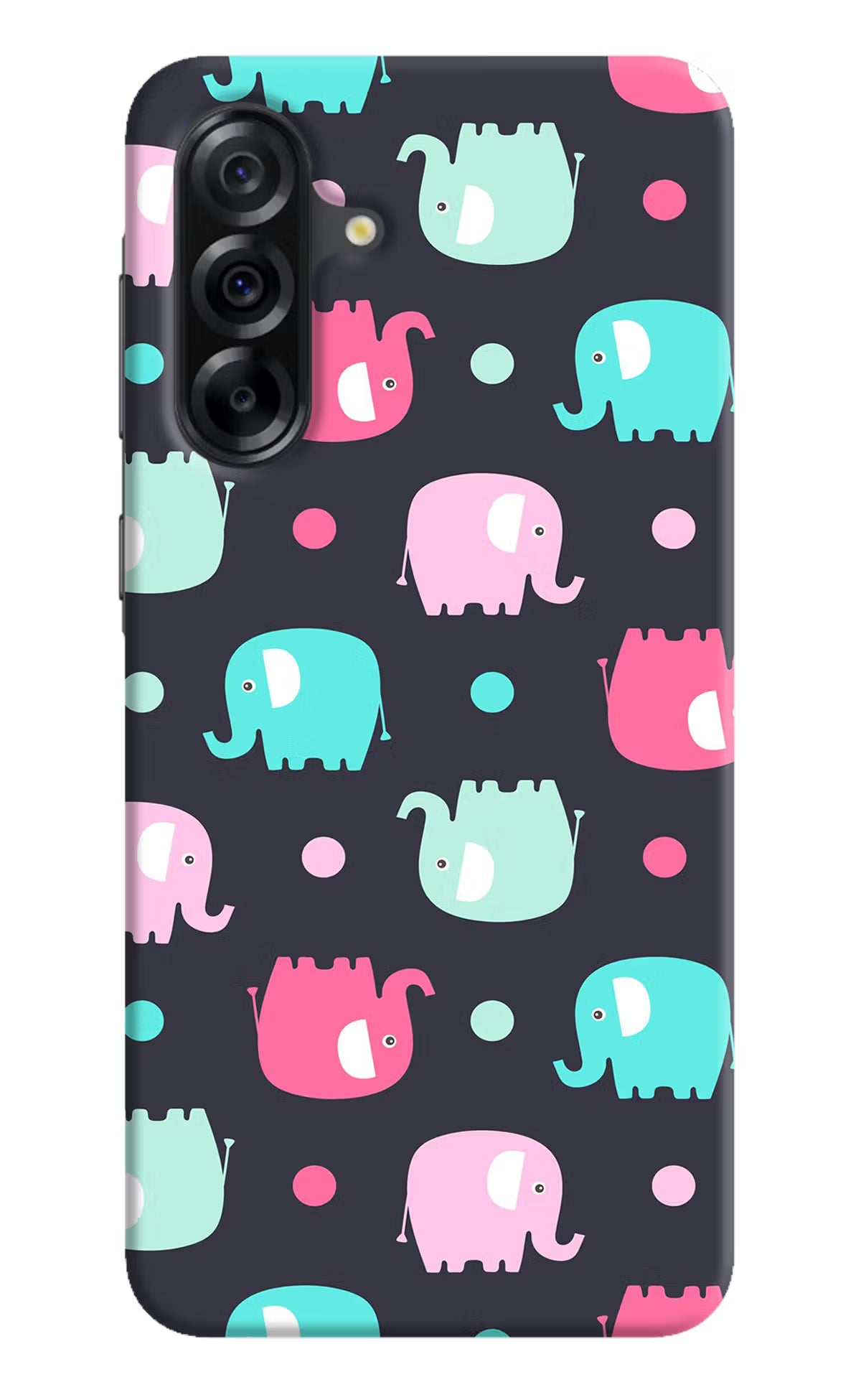 Elephants Samsung A36 5G Hard Case Back Cover by Casekaro