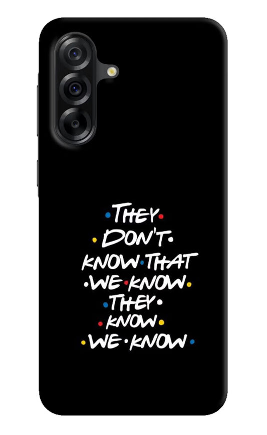 FRIENDS Dialogue Samsung A36 5G Hard Case Back Cover by Casekaro