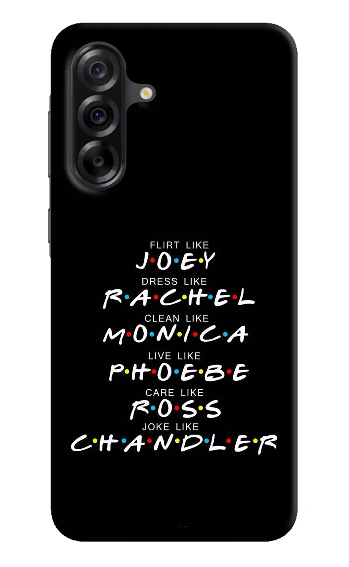 FRIENDS Character Samsung A36 5G Hard Case Back Cover by Casekaro