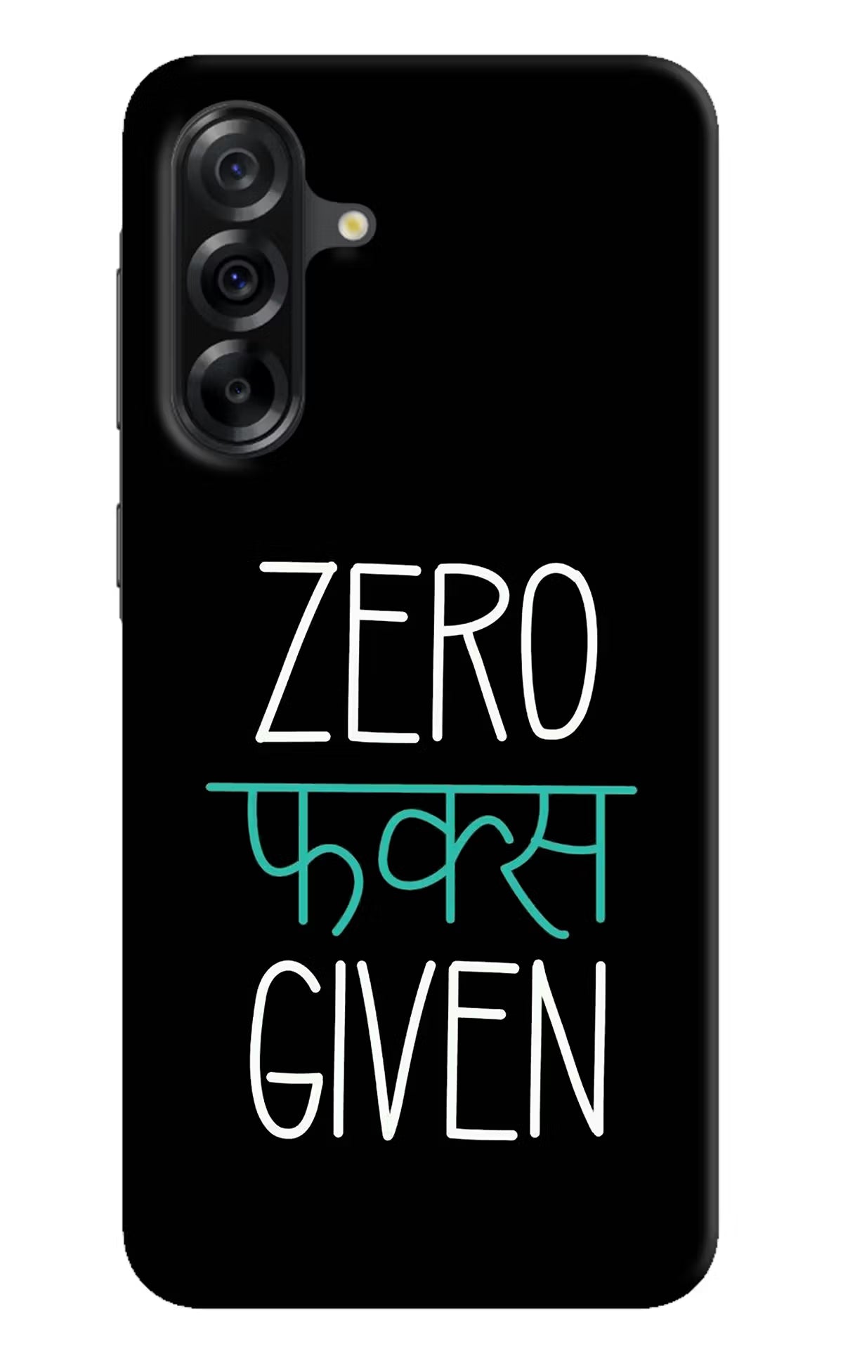 Zero Fucks Given Samsung A36 5G Hard Case Back Cover by Casekaro