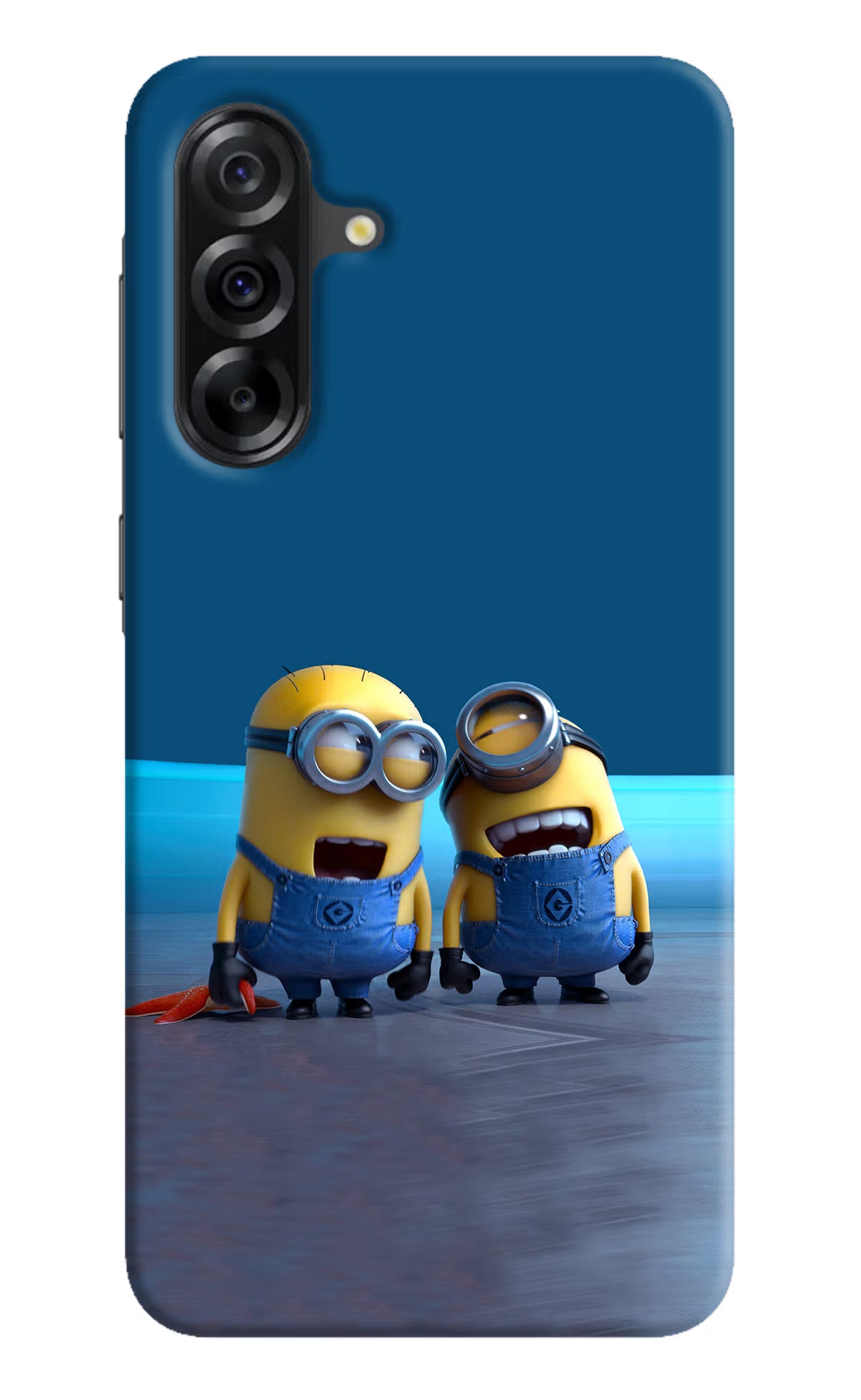 Minion Laughing Samsung A36 5G Hard Case Back Cover by Casekaro