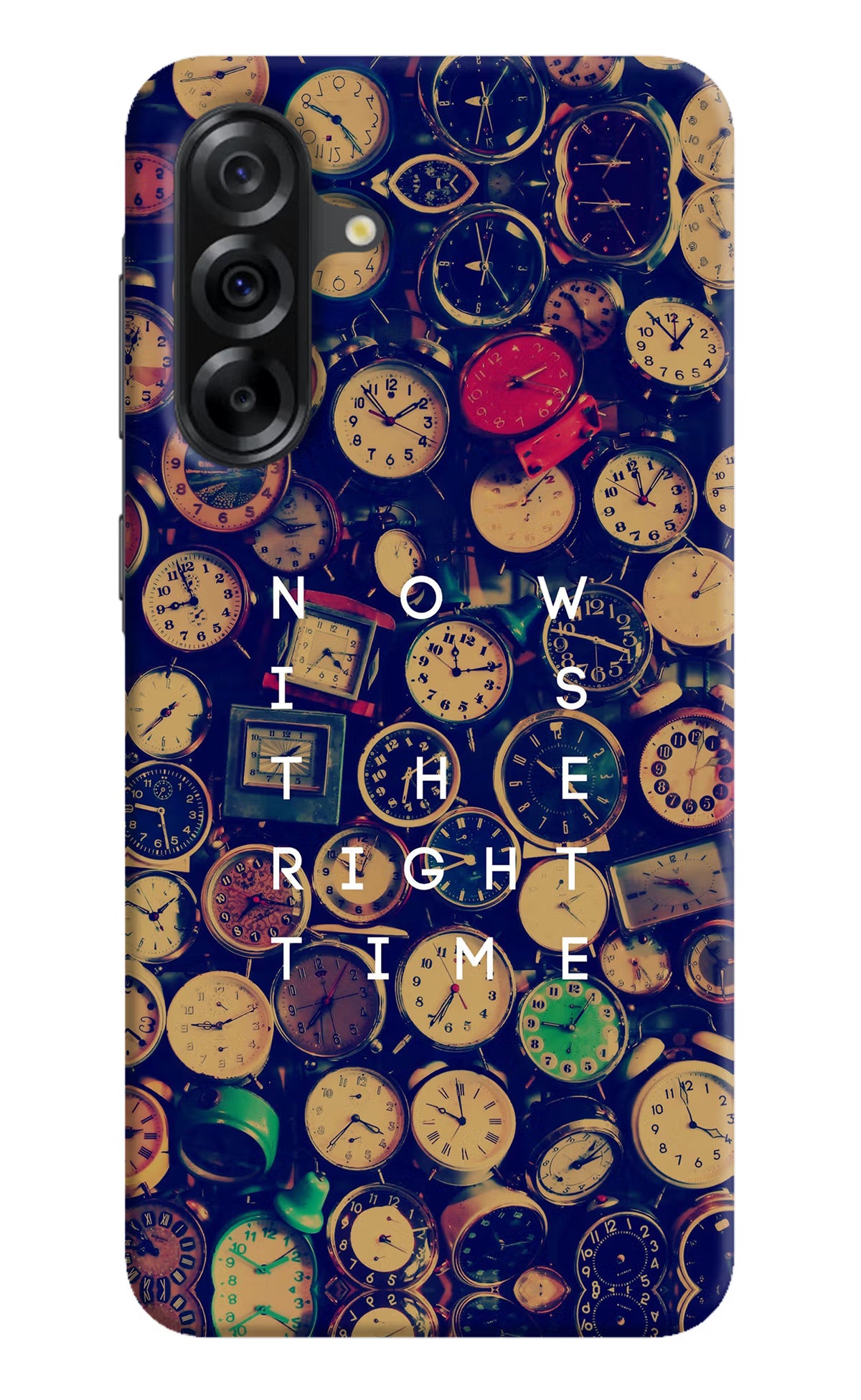 Now is the Right Time Quote Samsung A36 5G Hard Case Back Cover by Casekaro
