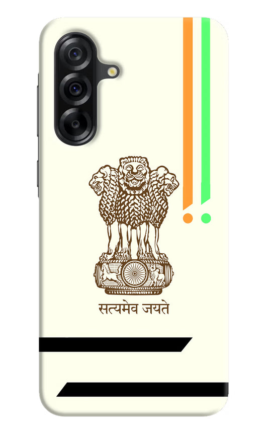 Satyamev Jayate Brown Logo Samsung A36 5G Hard Case Back Cover by Casekaro