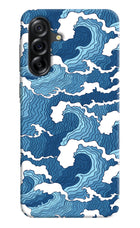 Blue Waves Samsung A36 5G Hard Case Back Cover by Casekaro