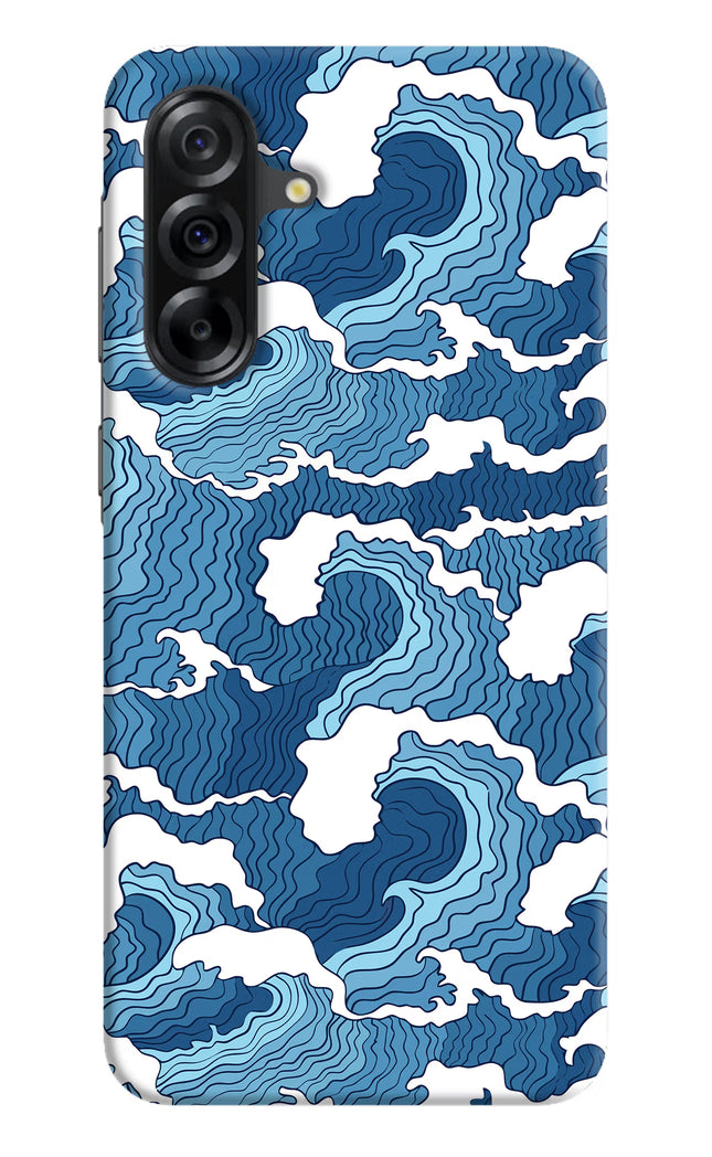Blue Waves Samsung A36 5G Hard Case Back Cover by Casekaro