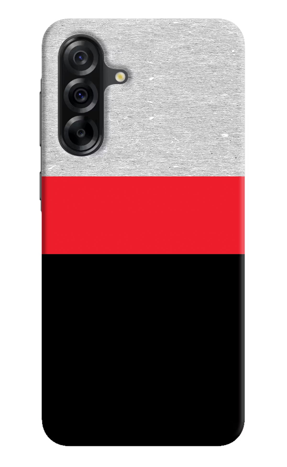 Tri Color Pattern Samsung A36 5G Hard Case Back Cover by Casekaro