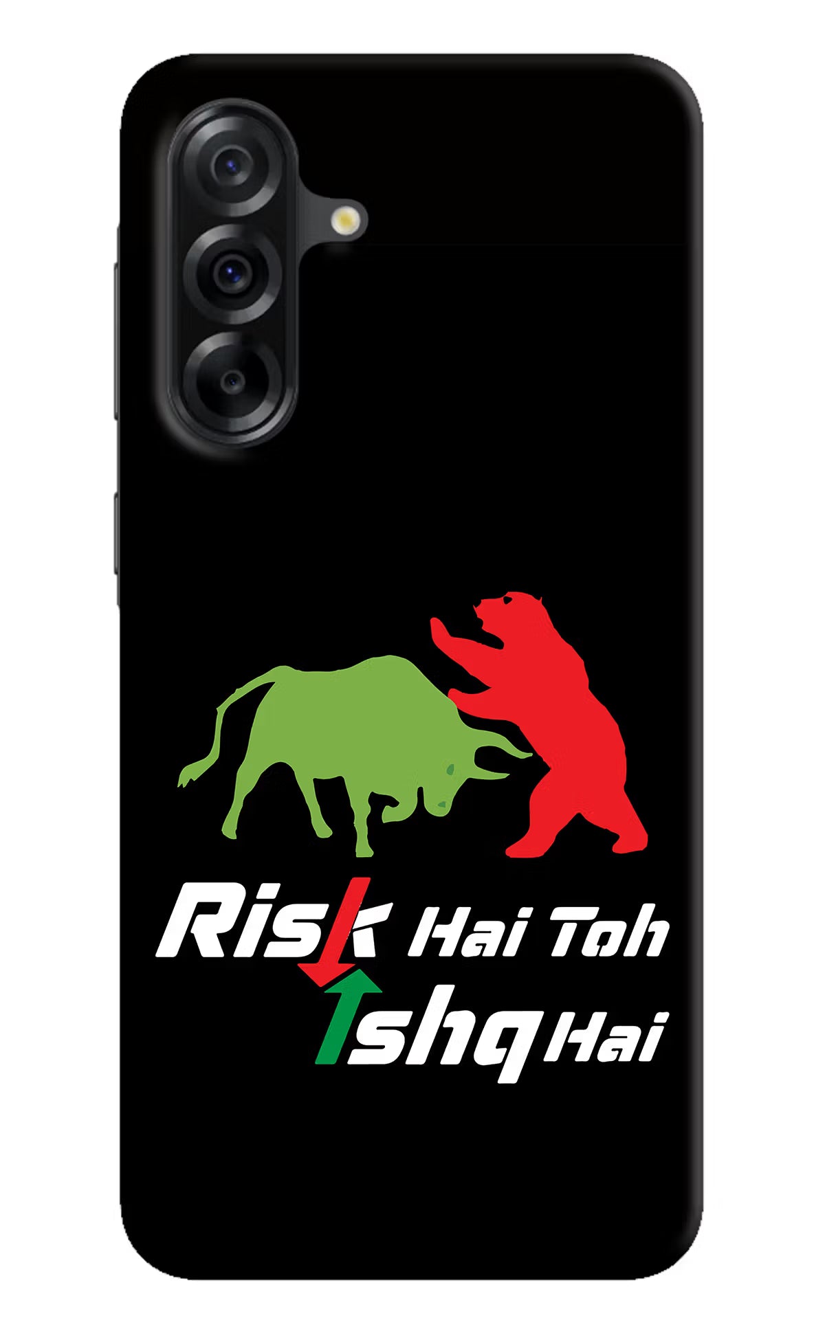 Risk Hai Toh Ishq Hai Samsung A36 5G Hard Case Back Cover by Casekaro