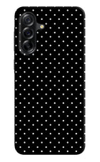 White Dots Samsung A36 5G Hard Case Back Cover by Casekaro