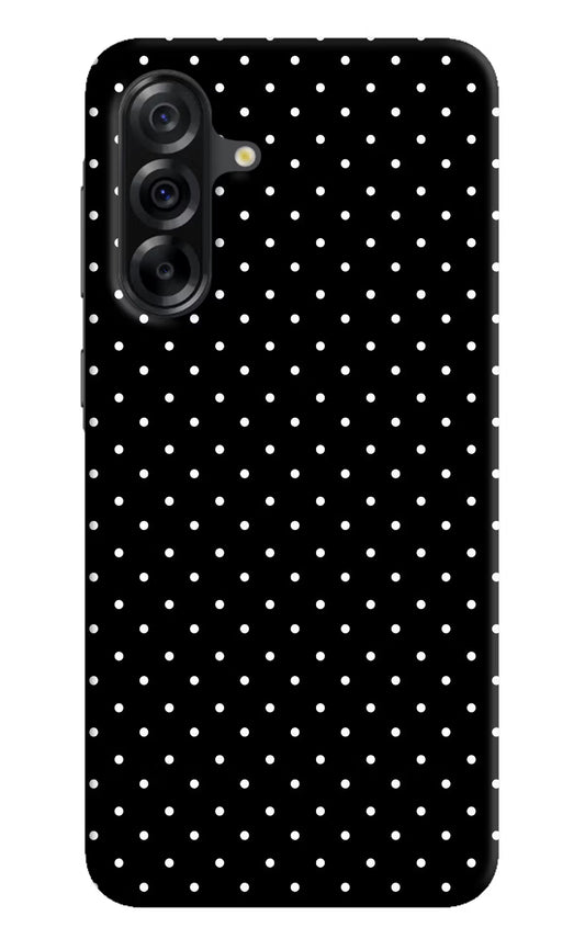 White Dots Samsung A36 5G Hard Case Back Cover by Casekaro