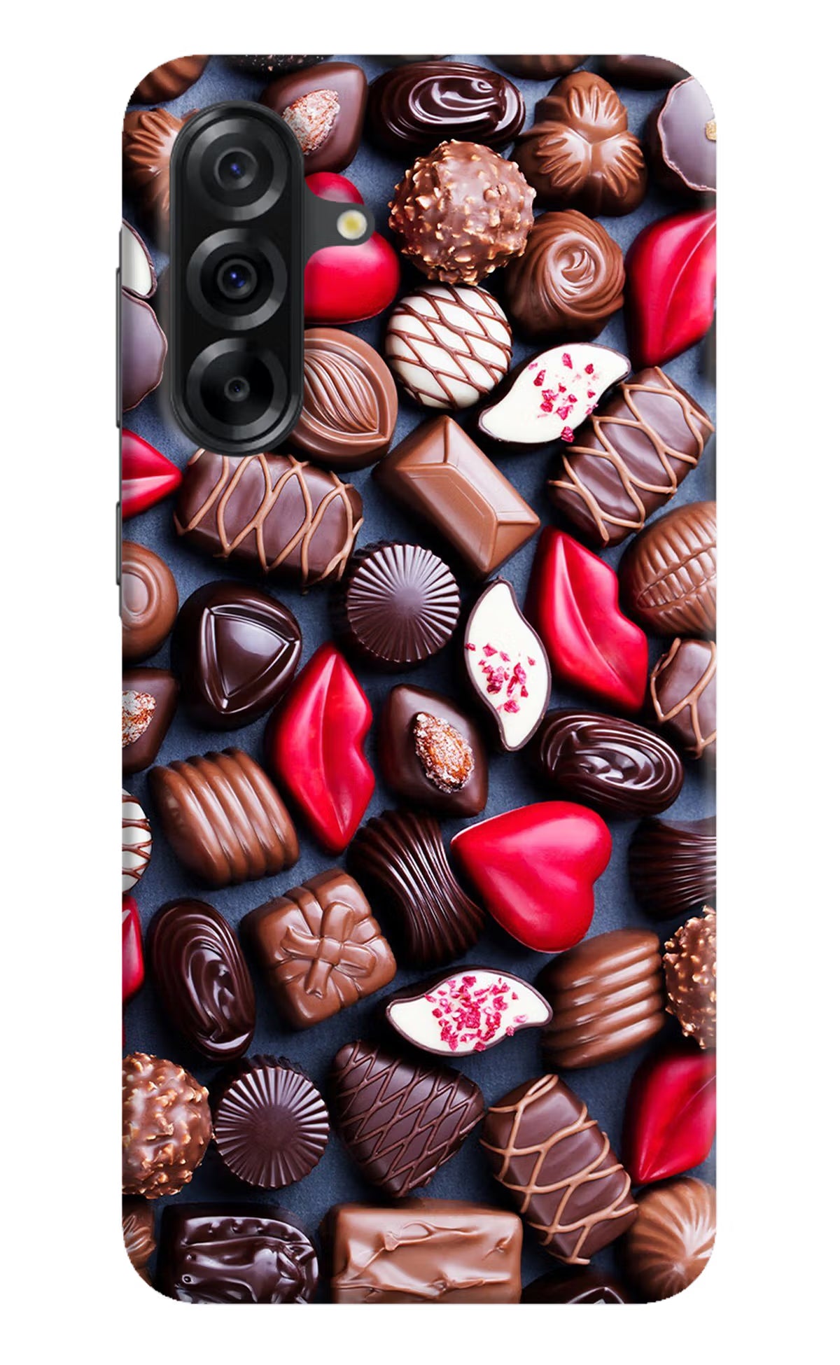 Chocolates Samsung A36 5G Hard Case Back Cover by Casekaro