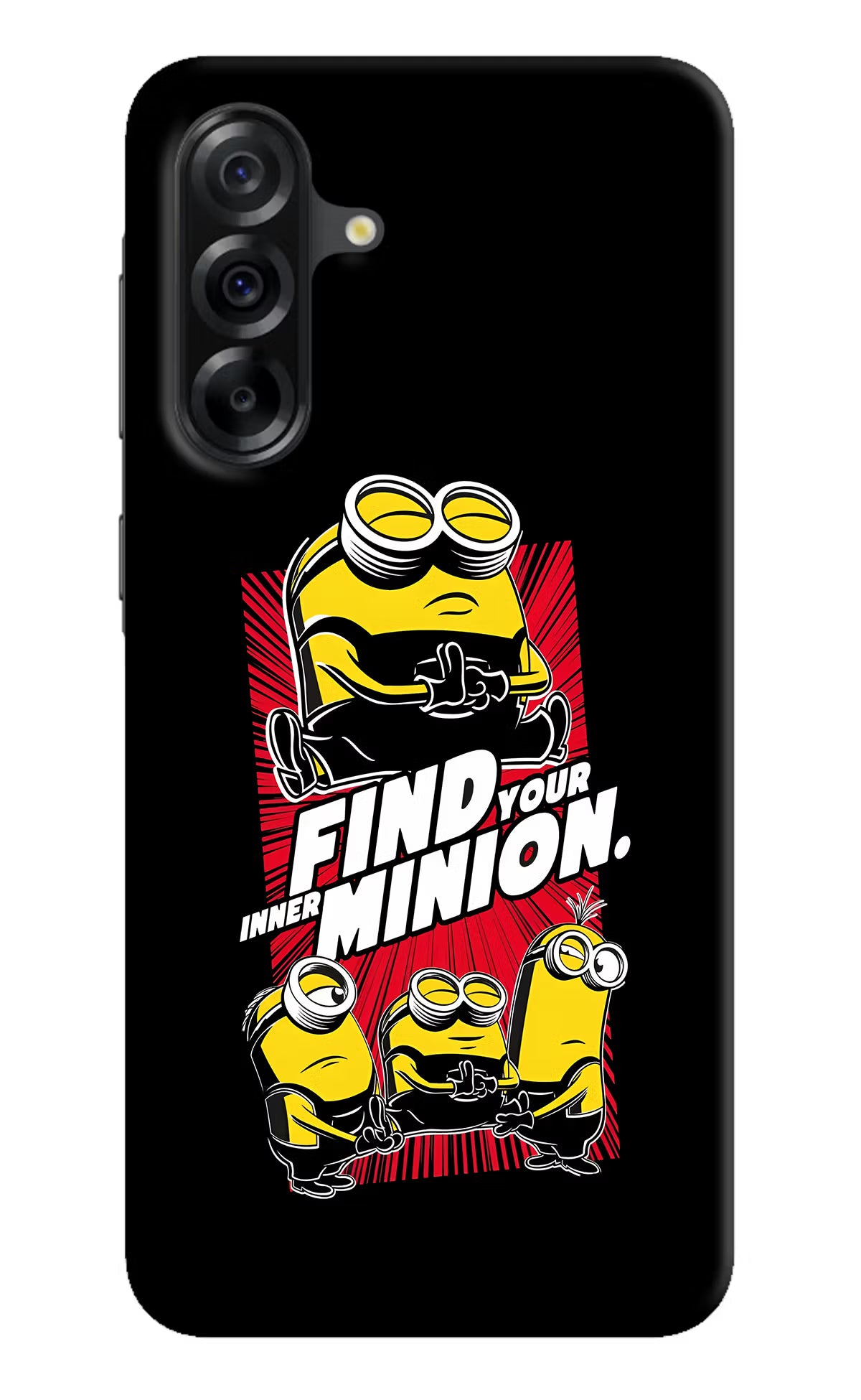Find your inner Minion Samsung A36 5G Hard Case Back Cover by Casekaro