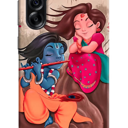 Radhe Krishna Samsung A36 5G Hard Case Back Cover by Casekaro