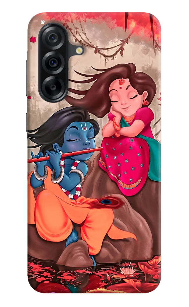 Radhe Krishna Samsung A36 5G Hard Case Back Cover by Casekaro