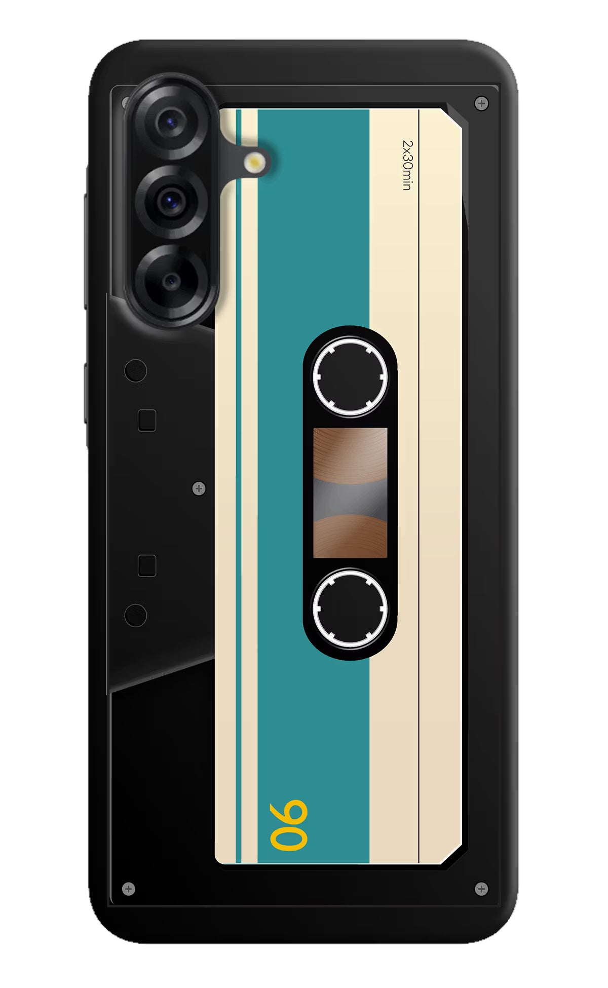 Cassette Samsung A36 5G Hard Case Back Cover by Casekaro