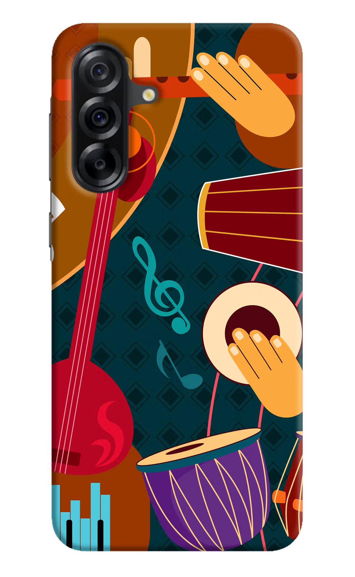 Music Instrument Samsung A36 5G Hard Case Back Cover by Casekaro