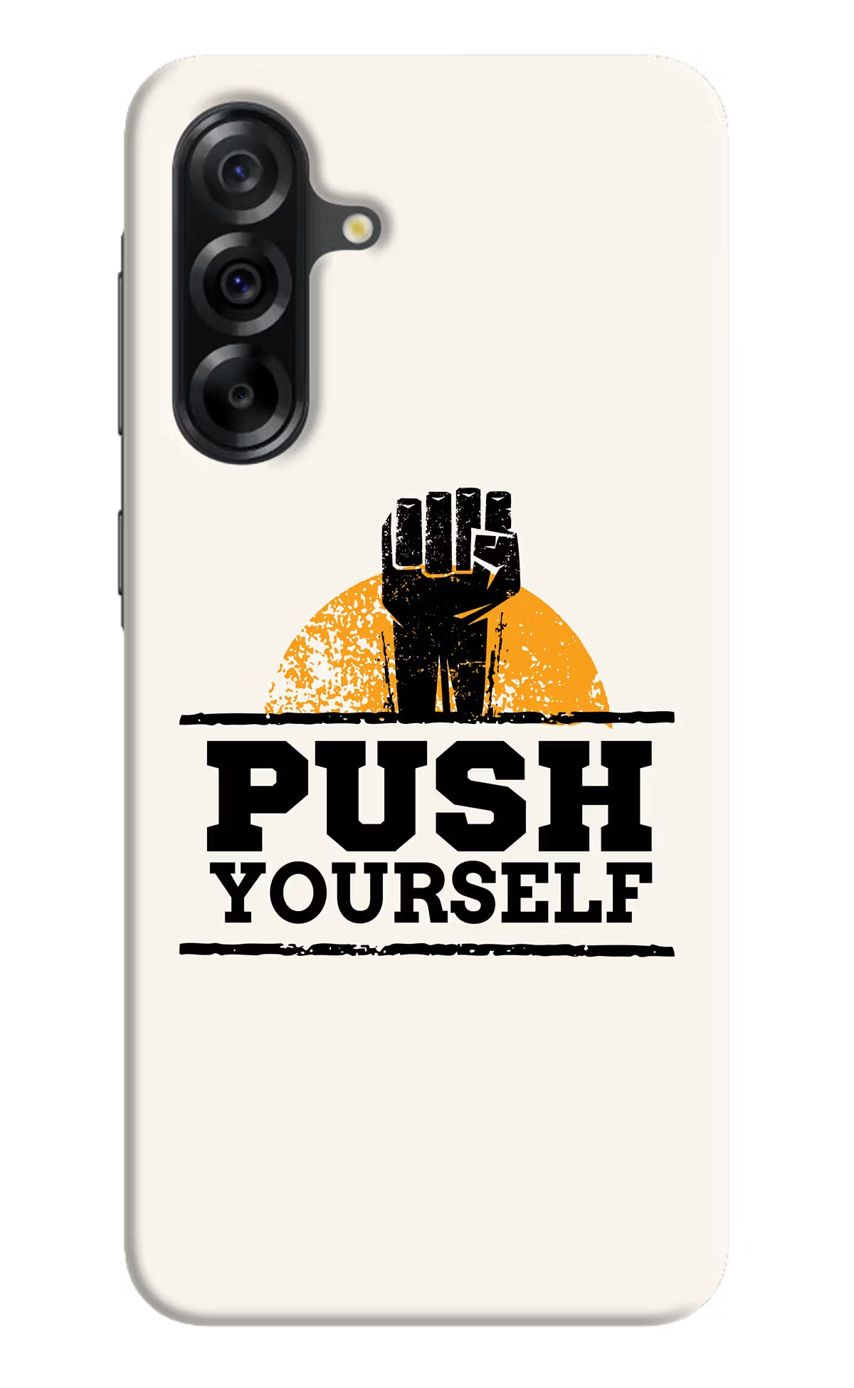 Push Yourself Samsung A36 5G Hard Case Back Cover by Casekaro