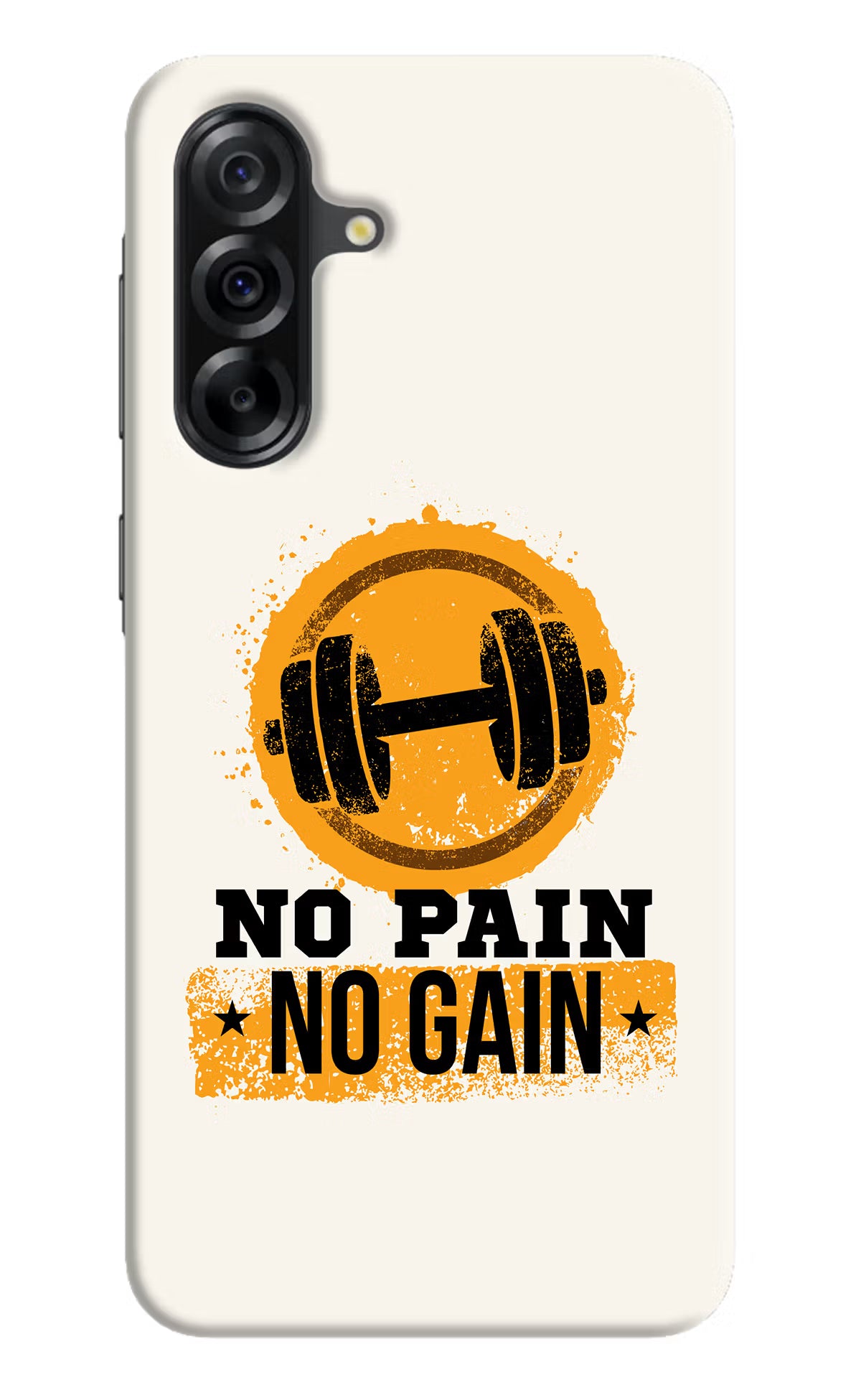 No Pain No Gain Samsung A36 5G Hard Case Back Cover by Casekaro