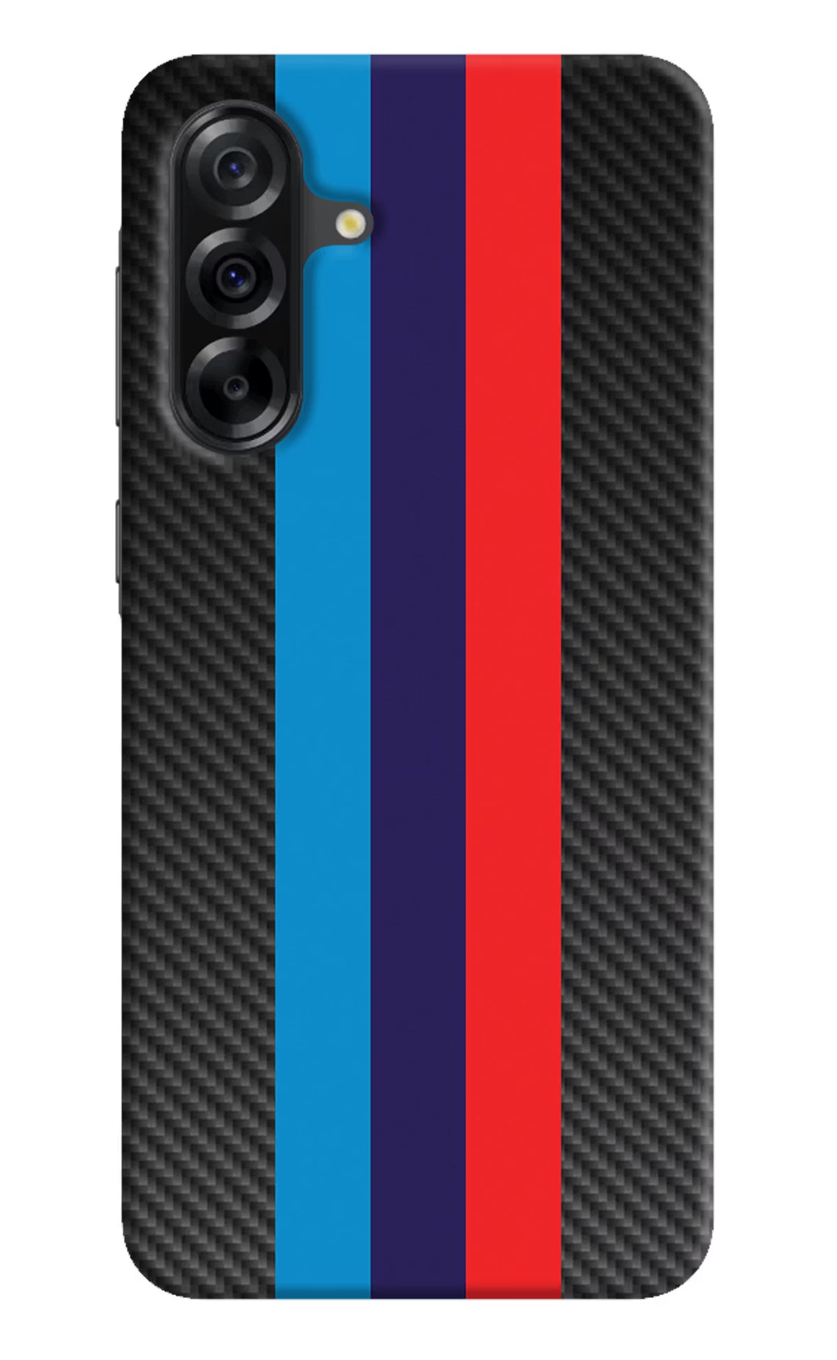 BMW Stripes Pattern Samsung A36 5G Hard Case Back Cover by Casekaro