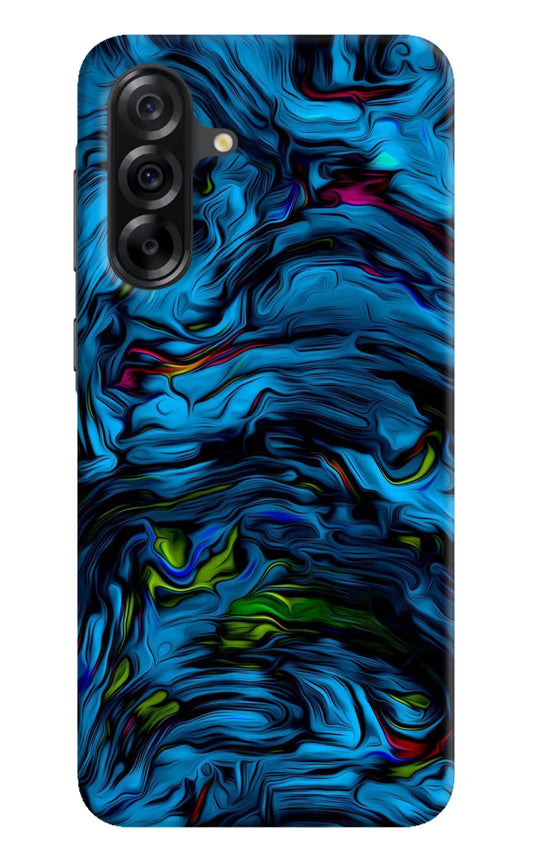 Dark Blue Abstract Samsung A36 5G Hard Case Back Cover by Casekaro