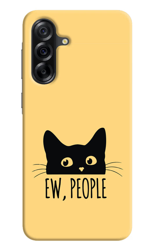 Ew People Catitude Samsung A36 5G Hard Case Back Cover by Casekaro