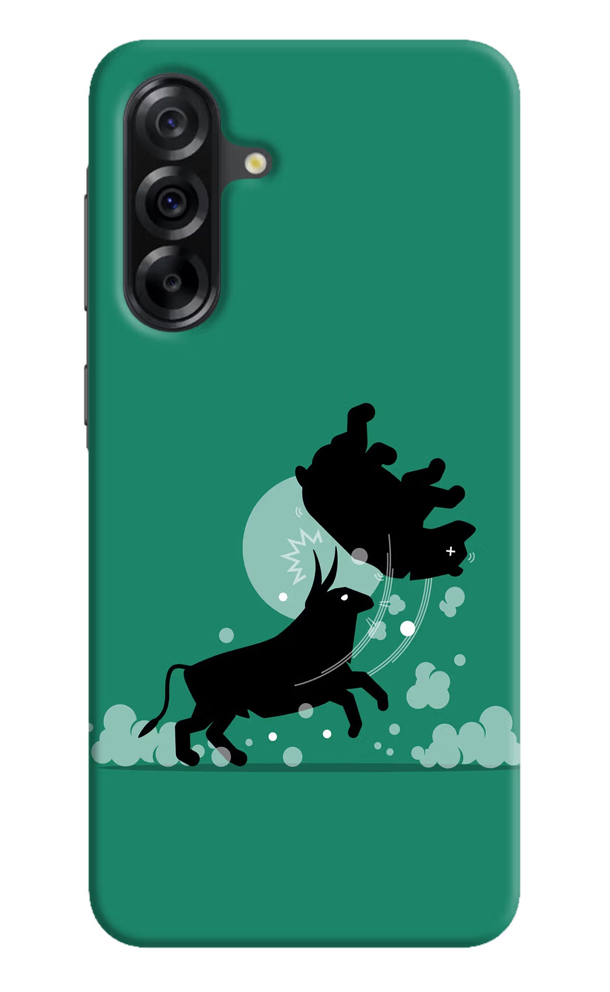 Bull Conqueror Samsung A36 5G Hard Case Back Cover by Casekaro