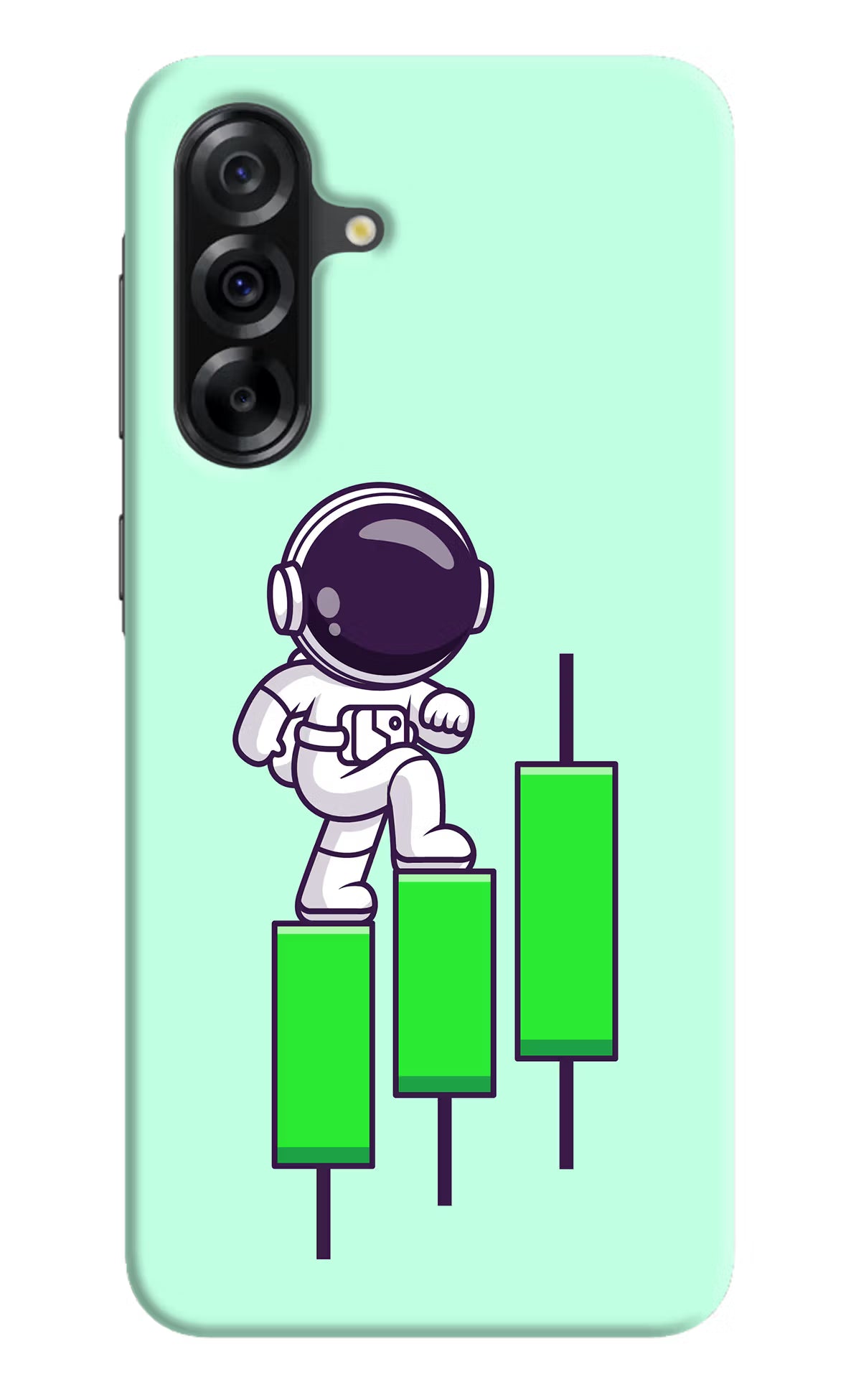 Astronaut Trader Samsung A36 5G Hard Case Back Cover by Casekaro