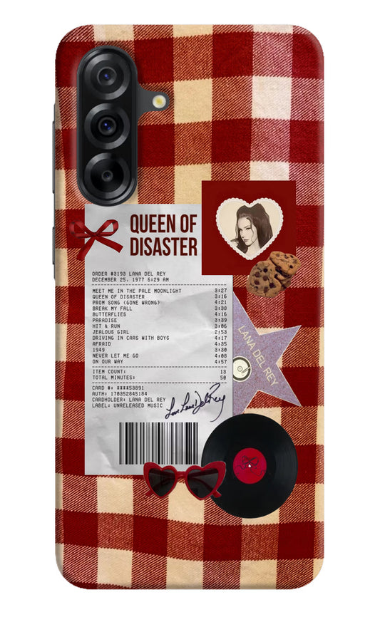 Queen of Disaster Samsung A36 5G Hard Case Back Cover by Casekaro