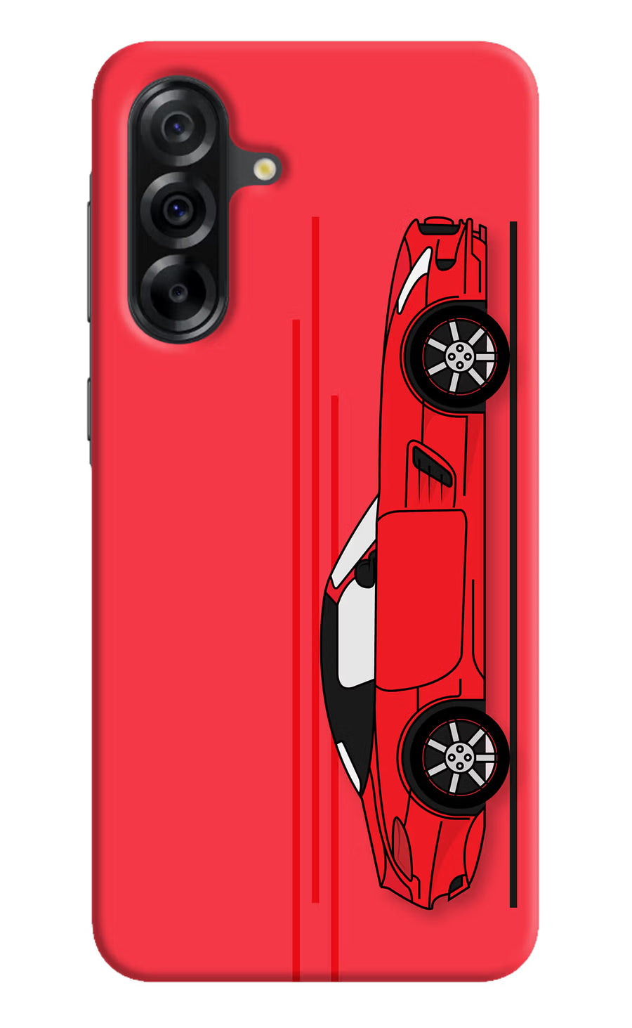 Red Velocity Samsung A36 5G Back Cover, Hard case