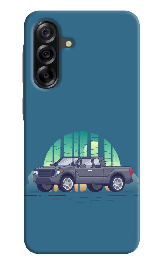 Retro Garage Vibe Samsung A36 5G Hard Case Back Cover by Casekaro