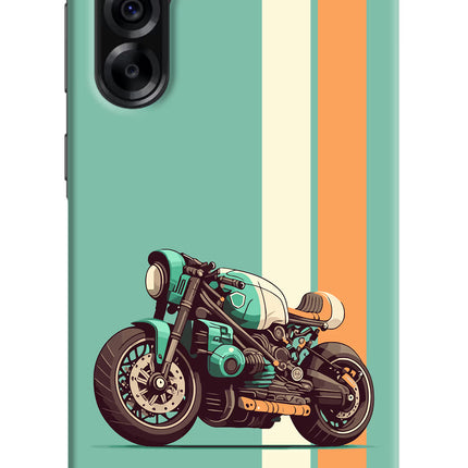 Striped Moto Drift Samsung A36 5G Hard Case Back Cover by Casekaro