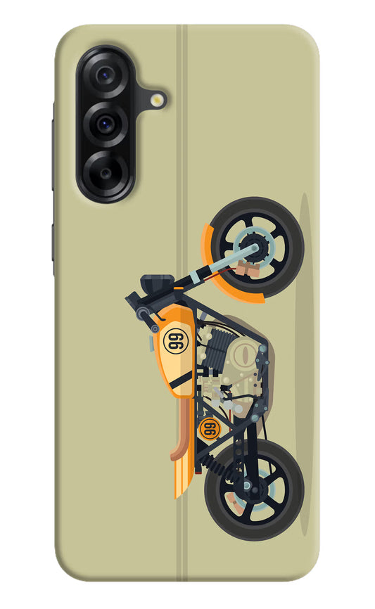 Vertical Speedster Samsung A36 5G Hard Case Back Cover by Casekaro
