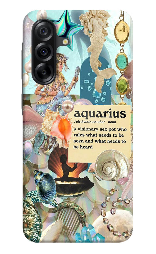 Aquarius Zodiac Samsung A36 5G Hard Case Back Cover by Casekaro