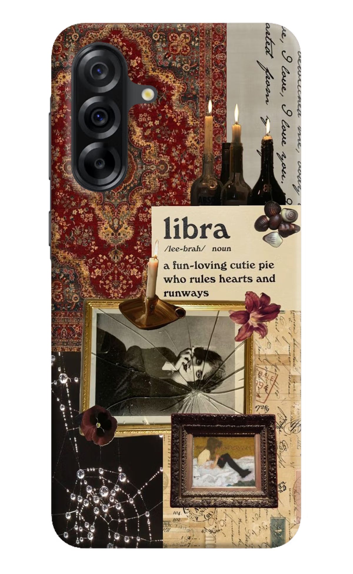 Libra Zodiac Samsung A36 5G Hard Case Back Cover by Casekaro