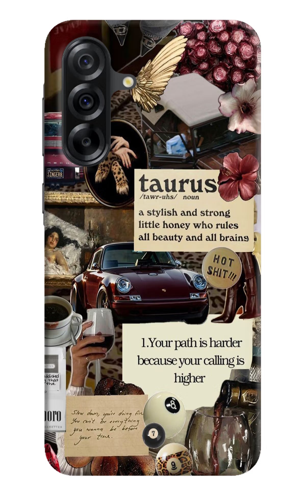 Taurus Zodiac Samsung A36 5G Hard Case Back Cover by Casekaro