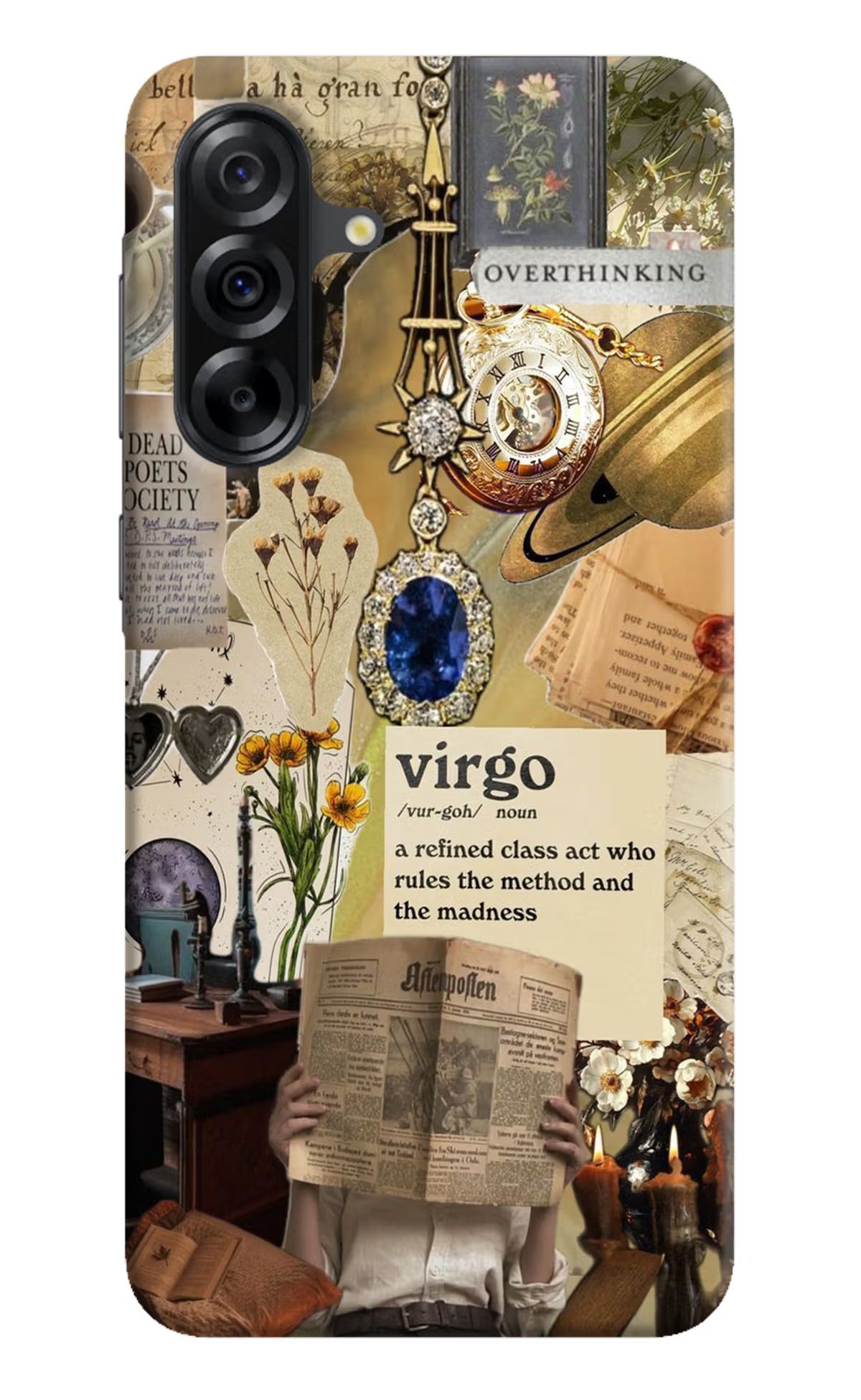 Virgo Zodiac Samsung A36 5G Hard Case Back Cover by Casekaro