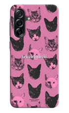 Pink Cats Samsung A36 5G Hard Case Back Cover by Casekaro