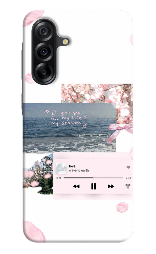Wave to earth Samsung A36 5G Hard Case Back Cover by Casekaro