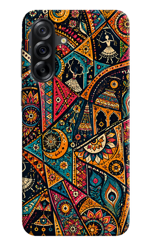 Folk Print Samsung A36 5G Hard Case Back Cover by Casekaro