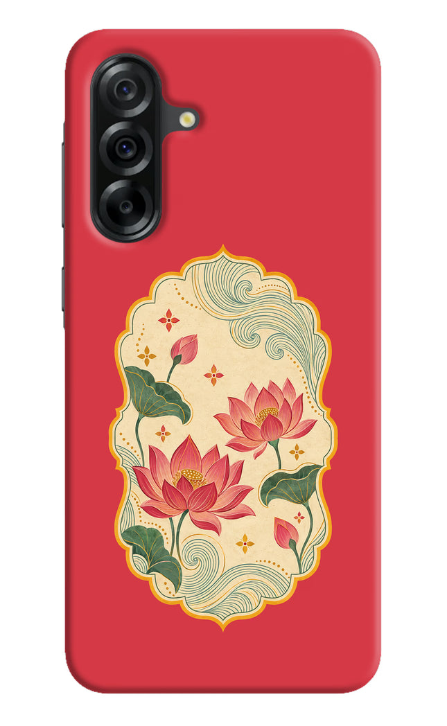 Pink Lotus Samsung A36 5G Hard Case Back Cover by Casekaro