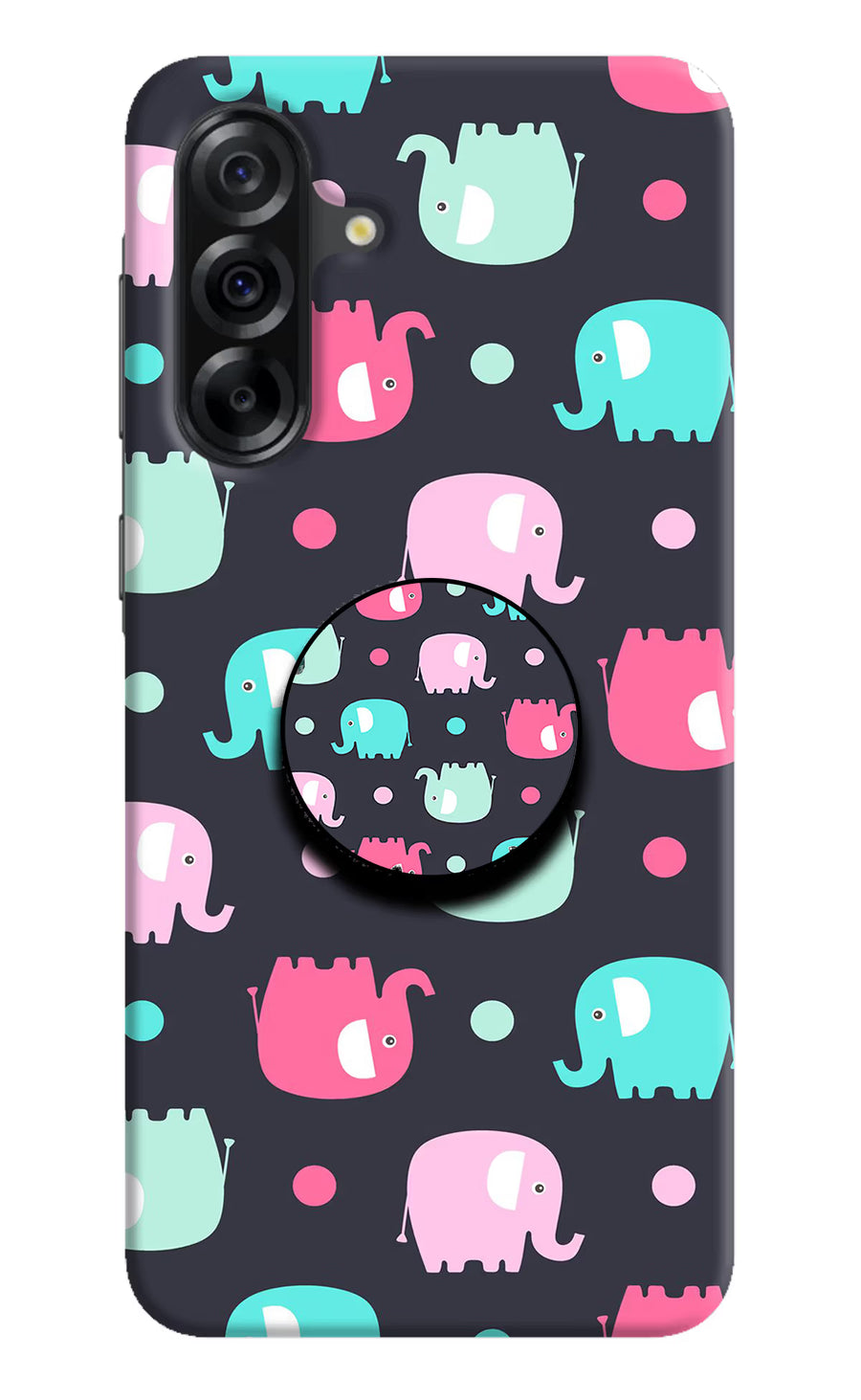 Baby Elephants Samsung A36 5G Pop Case, Hard case