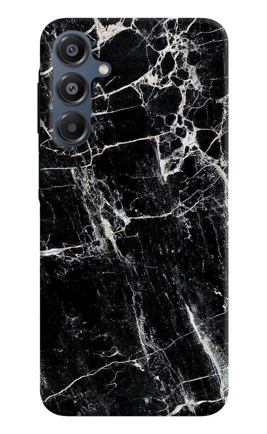 Black Marble Texture Samsung A16 5G Hard Case Back Cover by Casekaro