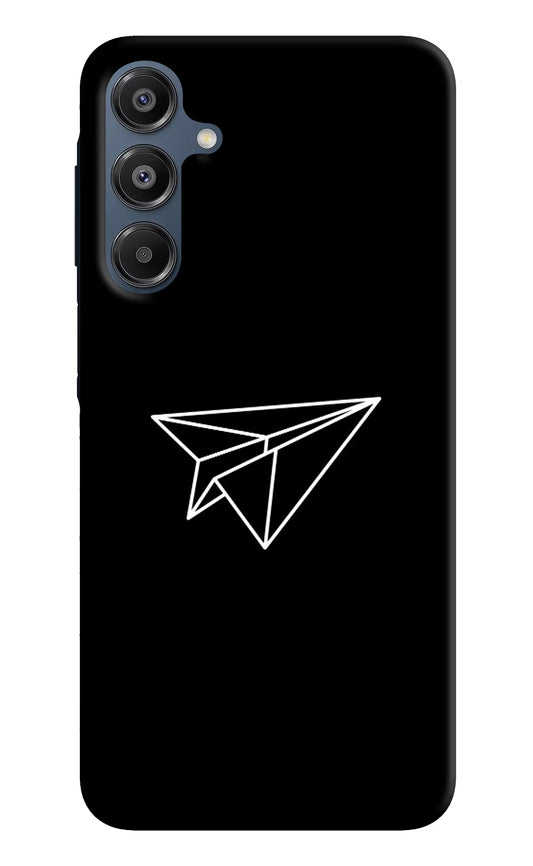 Paper Plane White Samsung A16 5G Hard Case Back Cover by Casekaro